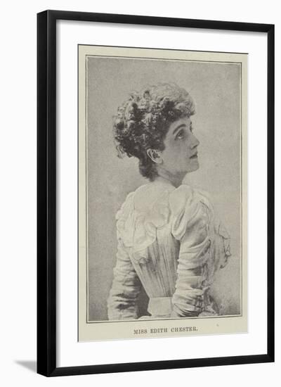 Miss Edith Chester-null-Framed Giclee Print