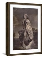 Miss Elizabeth Farren, afterwards Countess of Derby, c1792 (1894)-Francesco Bartolozzi-Framed Giclee Print