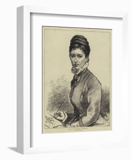 Miss Elizabeth Thompson-Leslie Matthew Ward-Framed Giclee Print