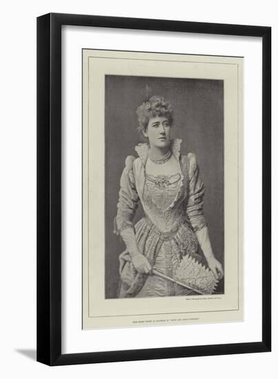 Miss Ellen Terry as Beatrice in Much Ado About Nothing-null-Framed Giclee Print