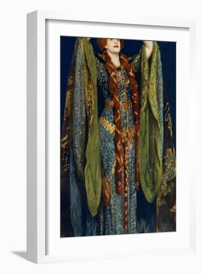 Miss Ellen Terry as Lady Macbeth, 1906-John Singer Sargent-Framed Giclee Print