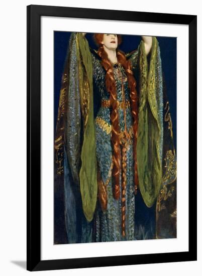 Miss Ellen Terry as Lady Macbeth, 1906-John Singer Sargent-Framed Giclee Print