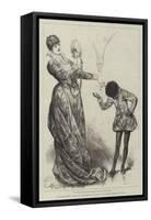 Miss Ellen Terry as Portia, in The Merchant of Venice, at the Lyceum Theatre-Frederick Barnard-Framed Stretched Canvas