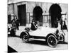 Miss Evelyn Laye Sitting in a Parked Car, (1920S)-null-Mounted Photographic Print