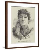 Miss Florence Farr-null-Framed Giclee Print