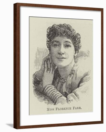 Miss Florence Farr-null-Framed Giclee Print