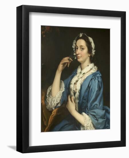 Miss Fort of Alderbury House, Wiltshire, 1747-George Beare-Framed Giclee Print