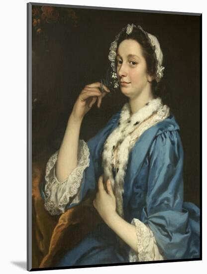 Miss Fort of Alderbury House, Wiltshire, 1747-George Beare-Mounted Giclee Print