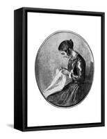 Miss Georgina Hogarth, C1850-Augustus Leopold Egg-Framed Stretched Canvas