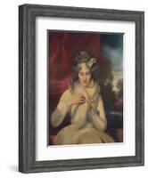 'Miss Georgina Lennox, afterwards Countess Bathurst', (1765-1842)', c1800-Thomas Lawrence-Framed Giclee Print