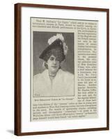 Miss Geraldine Ulmer in La Cigale-null-Framed Giclee Print