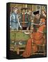 Miss Goody Two Shoes accused of witchcraft by Walter Crane-Walter Crane-Framed Stretched Canvas