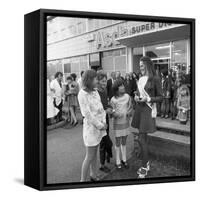 Miss Great Britain at Asda, Rotherham, South Yorkshire, 1972-Michael Walters-Framed Stretched Canvas