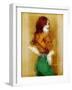 Miss. Green Jeans-null-Framed Giclee Print