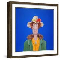 Miss Green-John Wright-Framed Giclee Print