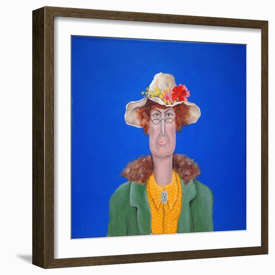Miss Green-John Wright-Framed Giclee Print