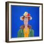 Miss Green-John Wright-Framed Giclee Print