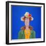 Miss Green-John Wright-Framed Giclee Print