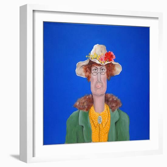Miss Green-John Wright-Framed Giclee Print