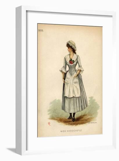 Miss Hardcastle-null-Framed Art Print