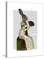 Miss Hare-Fab Funky-Stretched Canvas
