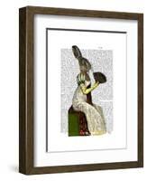 Miss Hare-Fab Funky-Framed Art Print