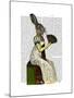 Miss Hare-Fab Funky-Mounted Art Print