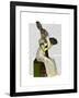 Miss Hare-Fab Funky-Framed Art Print