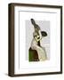 Miss Hare-Fab Funky-Framed Art Print