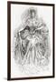 Miss Havisham. Illustration by Harry Furniss for the Charles Dickens Novel Great Expectations-null-Framed Giclee Print