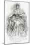 Miss Havisham. Illustration by Harry Furniss for the Charles Dickens Novel Great Expectations-null-Mounted Giclee Print