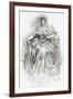 Miss Havisham. Illustration by Harry Furniss for the Charles Dickens Novel Great Expectations-null-Framed Giclee Print