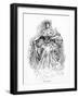 Miss Havisham, Illustration from Great Expectations-Harry Furniss-Framed Giclee Print