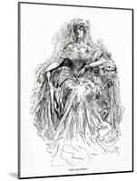 Miss Havisham, Illustration from Great Expectations-Harry Furniss-Mounted Giclee Print