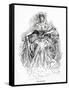 Miss Havisham, Illustration from Great Expectations-Harry Furniss-Framed Stretched Canvas