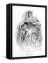 Miss Havisham, Illustration from Great Expectations-Harry Furniss-Framed Stretched Canvas