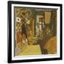 Miss Hessel in the Hallway; Mme Hessel Dans Le Vestibule-Edouard Vuillard-Framed Giclee Print