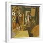 Miss Hessel in the Hallway; Mme Hessel Dans Le Vestibule-Edouard Vuillard-Framed Giclee Print