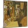 Miss Hessel in the Hallway; Mme Hessel Dans Le Vestibule-Edouard Vuillard-Mounted Giclee Print
