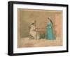 'Miss, I have a Monstrous Crow to pluck with you!!', 1794-James Gillray-Framed Giclee Print