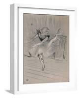 'Miss Ida Heath, English Dancer', c.1894, (1946)-Henri de Toulouse-Lautrec-Framed Giclee Print