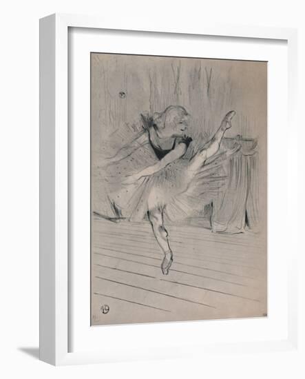 'Miss Ida Heath, English Dancer', c.1894, (1946)-Henri de Toulouse-Lautrec-Framed Giclee Print