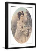 Miss Isabella Hunter, 1781, (1907)-John Downman-Framed Giclee Print