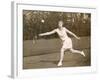 Miss J Evans Photographed in Action at Ealing London-null-Framed Photographic Print