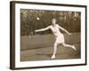 Miss J Evans Photographed in Action at Ealing London-null-Framed Photographic Print