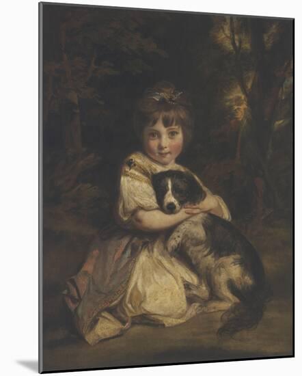 Miss Jane Bowles-Sir Joshua Reynolds-Mounted Giclee Print