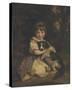 Miss Jane Bowles-Sir Joshua Reynolds-Stretched Canvas