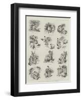 Miss Jones's Adventure in the Highlands-null-Framed Premium Giclee Print