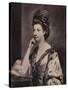 Miss Julia Bosvile, afterwards Viscountess Dudley, 1775 (1894)-James Watson-Stretched Canvas