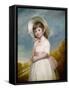 Miss Juliana Willoughby, 1781-83-George Romney-Framed Stretched Canvas